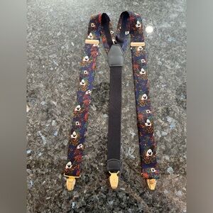 Vintage Disney Silk Suspenders